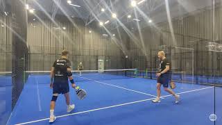 Padel Div 1 LPL LKPG  Harring Fogel vs Hällöv Karlsson  Set 3 63  240916 [upl. by Dranik]