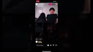 Iayze amp twisty p arguing on IG live pt1 HILARIOUS 😂 [upl. by Llerut]