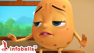 আলু কাচালু কেন কাঁদছে  Aloo Kachaloo  Bengali Rhymes and Cartoons  Infobells bengalicartoons [upl. by Demahum691]