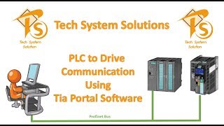 PLC to Drive communication using tia portal software l TIA portal l Siemens [upl. by Marb]