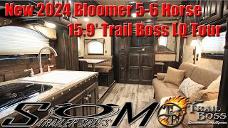 New 2024 Bloomer 56 Horse Trailer 159 Trail Boss LQ Slide amp Bunk Integrated Hay Pod 🐎🐎🐎🐎🐎🐎 [upl. by Myrah]