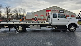 FOR SALE LOW MILES 2019 FORD F650 EX CAB ROLLBACK [upl. by Greyso]