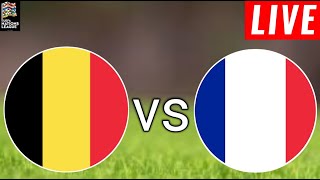 Belgium vs France Live Score l Uefa Nations League Qualification 202425 [upl. by Wilfrid]