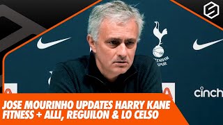 Jose Mourinho reveals Dele Allis fitness Harry Kane wont play and denies hes under pressure [upl. by Onitnatsnoc]