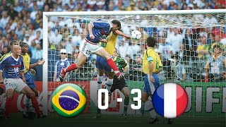 France 3  0 Brazil  World Cup 1998 HD [upl. by Tongue]