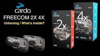 Cardo Freecom 2x amp 4x Unboxing  Whats Inside [upl. by Nedrud]