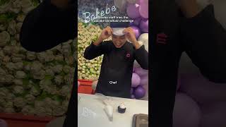 Bakebe staff tries the cupcake blindfold challenge 🤭🧁 [upl. by Yendirb]