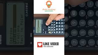 How To Convert Your Casio FX99 Calculator Into Radian Mode basicmaths shorts [upl. by Bullen]