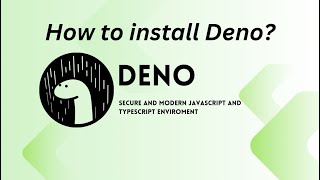 Deno Easy Installation on Windows Quick amp Simple Guide for Beginners  Full Stack Explorers [upl. by Lewiss]