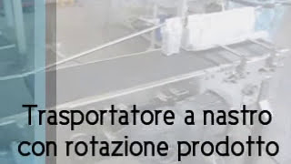 Nastro trasportatore con sistema di rotazione prodotto  PRL Tecnosoft [upl. by Grover]