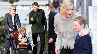 Cate Blanchetts Family  2018 Husband Andrew Upton amp Kids Edith Dashiell Roman amp Ignatius Upton [upl. by Artim]