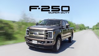 2018 Ford F250 Super Duty Review  Tons of Torque [upl. by Grizel]