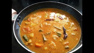 Palakkad style easy Sambar recipe [upl. by Eilatan]