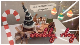 💗 Weekly Vlog 💗 Weihnachtsgesteck  Kleingarten [upl. by Anovahs]