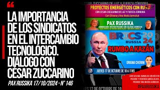 LA IMPORTANCIA DE LOS SINDICATOS EN EL INTERCAMBIO TECNOLÓGICO Diálogo con César Zuccarino [upl. by Llehsad]