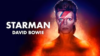 David Bowie  Starman Lyric Video [upl. by Ayotnahs]