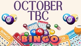 NEW Bingo game chooses my October TBC  October Panned Pages [upl. by Trevlac402]