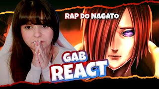 REACT 7 MINUTOZ  RAP DO NAGATO Naruto MINHA DOR  NERD HITS  GabReact [upl. by Onibas]