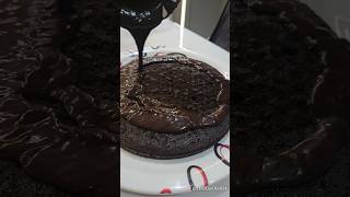 Only three Ingredients Dark chocolate Truffle Cake  oreo cake  cake shorts youtubeshorts [upl. by Guadalupe736]