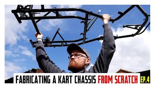 Building a KART CHASSIS From Scratch  EP4 Bending kart tube for first time [upl. by Lebam]