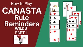 EASIEST Canasta for beginners tutorial Wilds Rules Reminder Part 1 of 2 canasta familygame [upl. by Soluk153]