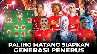 Taktik Nggak Boleh Berhenti Lari yang Korbankan Semua Pemain Tua Prediksi Starting Man United [upl. by Philipson]