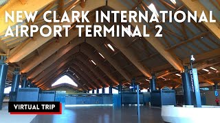 Tour at the NEW CLARK INTERNATIONAL AIRPORT TERMINAL 2  Clark Philippines [upl. by Auberbach389]