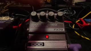 DOD FX72 Bass Stereo Flanger [upl. by Nahtanoj]