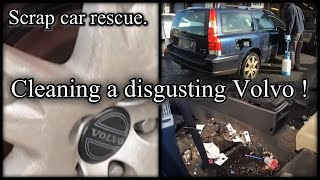 Dirtiest car cleaning  volvo v70 [upl. by Acherman]