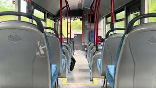 Road test  Dartline Coaches  Wrightbus Streetlite WF  MX11JYS  Not in Service [upl. by Neeham]