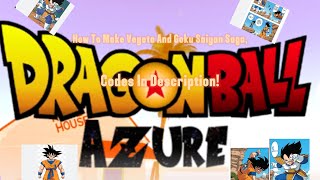 How To Make Saiyan Saga Vegeta And Goku In Dragon Ball Azure codes In description [upl. by Aicitel]