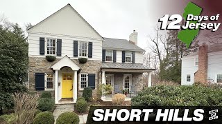 Inside a Short Hills NJ Stone Based Gable Front Colonial Home for the 12DaysofJersey [upl. by Retsila]