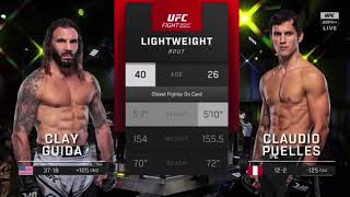 Clay Guida vs Claudio Puelles Fight Highlights [upl. by Wassyngton]