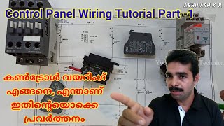 What is NO and NC in Contactor  Control Panel Wiring Tutorial Part1  akrtechnical [upl. by Aidyn]