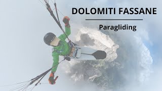 Dolomiti Fassane paragliding [upl. by Nohsauq170]