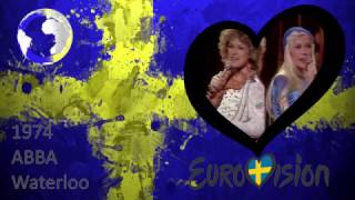 Svenska vinnare i Eurovision genom tiderna [upl. by Llednar]