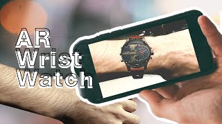 AR Virtual Markerless Wrist Watch with Google Mediapipe and Unity [upl. by Joice554]