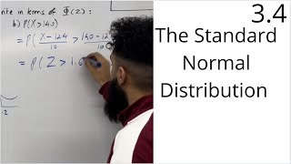 Edexcel A Level Maths 34 The Standard Normal Distribution [upl. by Tierney]