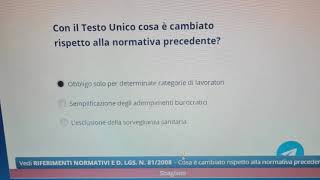 Risposte quiz finale alternanza scuola lavoro modulo 8 [upl. by Aneala]