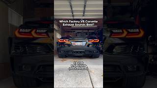 Corvette Z06 vs Stingray Exhaust Battle [upl. by Llerroj]