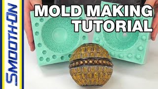 How To Make a 2 Piece Silicone Rubber Mold  Mold Making Tutorial [upl. by Eirised]