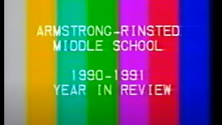 Armstrong  Ringsted Middle School  Year In Review 19901991 [upl. by Onofredo]