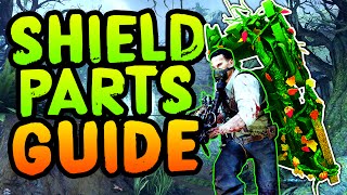 ALL SHIELD PART LOCATIONS How to build the Shield in Zetsubou No Shima [upl. by Haddad]