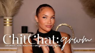 Chit chat grwm  life update whats tea  self doubt  uncertainty in life amp more Allyiahsface vlog [upl. by Ellmyer]