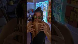 Playing the Panpipes like a god godlike panflute panpipes windinstrument flute funny shorts [upl. by Woodhouse825]