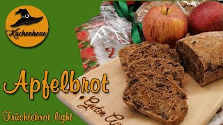 Apfelbrot  Früchtebrot light [upl. by Nnaillij468]