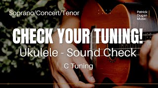 How To Tune The Ukulele  C Tuning  Ukulele Tuner [upl. by Asehr]