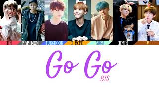 BTS  quotGo Goquotlyrics [upl. by Dalli478]