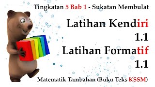 Matematik Tambahan T5 KSSM Bab 1 Sukatan Membulat  Latihan Kendiri 11  Latihan Formatif 11 [upl. by Aryan]