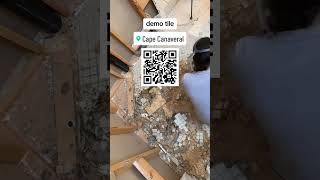 quotBathroom Shower Tile Floor Demolition StepbyStep Guidequot [upl. by Theobald989]